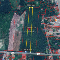 ขายที่ดินลำใหม่ เมืองยะลา 12 ไร่ ผังสีชมพู ติดถนน 4068 เหมาะทำจัดสรร เพียง 8.7 ลบ.