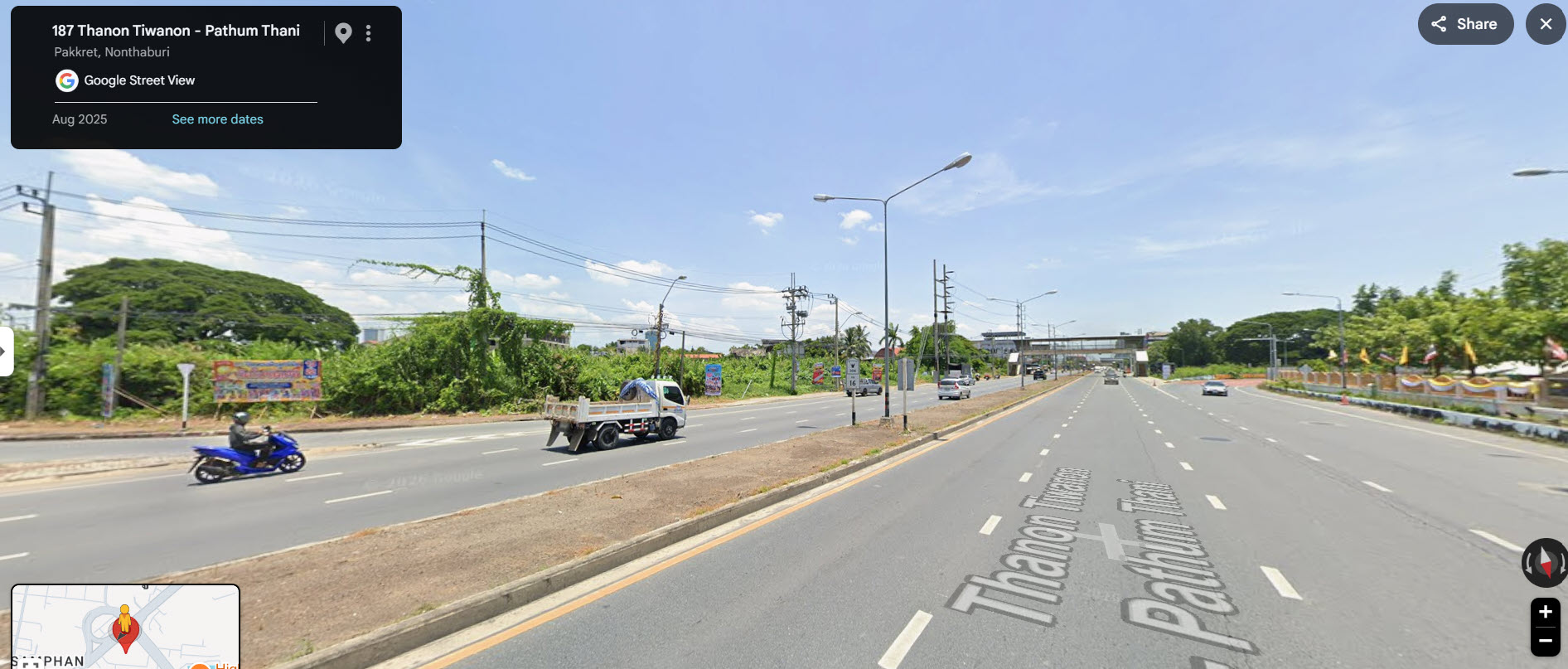 2026-07-09_10-17-13 ขายที่ดินปากเกร็ด ติดถนนติวานนท์-เลี่ยงเมือง 6 ไร่ ผังสีส้ม