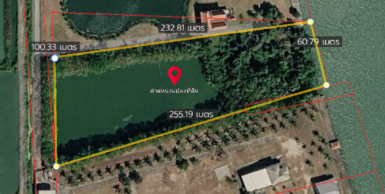 ขายที่ดินคิดเเม้น้ำบ้านโพธิ์ ฉะเชิงเทรา 12 ไร่ 1 งาน ไร่ละ 5.5 ล้าน ทำเลดี ใกล้ถนนศิริโสธร